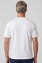 Men's Vision V-Neck Premium Quality Dense Textured Cotton T-Shirt White M102-R0220-01 - 3