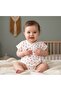 Muslin Baby Girl Romper (0-9 Months) - Short & Long Sleeve Options - 100% Cotton - 2