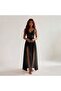 لانجري شيفون بتفاصيل دانتيل