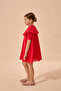Strawberry Embroidery Cotton Dress Red - 3