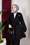 Relaxed Fit Ruffled Stone-Studded Set - 3