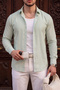 Bogota white green thin vertical striped regular fit comfortable shirt - 2