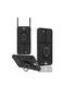 Samsung Galaxy S24 Plus Compatible Case Zuma Silicone with Business Card Holder and Ring - Black