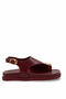 Calivora Cherry Rustic Women's Buckle Flat Comfortable Sole Stylish Daily Flip-Flop Sandals - 2