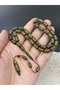 Green Rosewood Prayer Beads Signed by Mehmet Erbabacan - 2