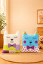 2-Piece Children's Room Cushion Pillow Set, Filled, Cute, Multi-Purpose Decorative Pillow 30X40 cm