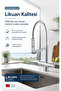 Likuan 3-Way Spiral Chrome Kitchen Faucet with Purified Water Pull-Out Sink Tap Nkd52N12Cp - 7
