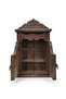 Wooden Hand-Carved Key Holder with Lid Entrance Hall Type Multi-Purpose Key Box - 4