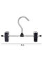 10 Pieces of Nickel Plated Hangers, Galvanized Wire, Skirt and Trouser Hangers 20 cm