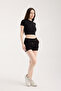 Women's Star Rhinestone Star Stone Printed Shorts - 3