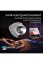 Creative Moon Wall Clock – Silent Non-Ticking Quartz Movement, Minimalist 2D Wooden Wall Art Decor - 6