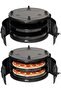 Home Type Round Toaster Oven Multifunction Electric Turkey Roaster Oven for Toasting/Baking/Broiling (35L)
