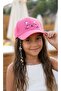 4-7 Years Old Girl's Cute Cat Face Figured Hat - 2