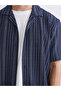 Nevavm Comfortable Fit Resort Collar Striped Men's Shirt with a Difference - 3