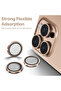 Camera Lens Protector For iPhone 16 Pro Max Scratch-Resistant HD Clear Glass With Full Camera Bump Protection - 3