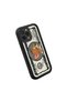 iPhone 15 Pro Max Compatible High Quality Cartoon Printed Shockproof Black Silicone Case - 4