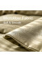 4 Piece Single Duvet Cover Set - Microfiber Satin Stripe, Elastic Fitted Sheet 120x200+20cm Deep Pocket, Hotel Quality Ultra Soft - 4