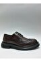 Genuine Leather Moliere Model Brown Lightweight Lace-Up Thick Sole Men's Shoes - 2