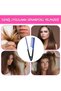 V-Shaped Hair Straightener Comb – Anti-Static Hair Styling Comb, Easy Grip Design, Anti-Frizz, Portable Professional Hair Care Comb, 24.5 cm - 3