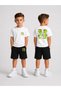Children's T-Shirt and Shorts Set Printed Summer Cotton Comfortable Fit Boys' Sports Combination