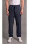 Men's Navy Blue Comfortable Fit Loose Cut Baggy Parachute Pants with Side Pockets
