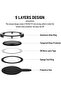 Camera Lens Protector For iPhone 15 Pro Scratch-Resistant HD Clear Glass With Full Camera Bump Protection - 4