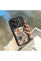 Tecno Pova 6 Pro Compatible Floral Black Pattern Camera Protective Case Silicone Couple Phone Case - 2