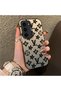 Samsung Galaxy S23 Compatible Silicone Edge Hard Back Case Couple Phone Case Brand Patterned