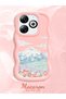Infinix Smart 8 Compatible Case Camera Protector Pink Silicone Couple Phone Case Landscape Pattern - 2