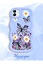 Samsung Galaxy A04 Compatible Case Camera Protector Blue Silicone Couple Phone Case Butterfly Pattern - 2