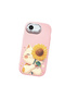 iPhone 16E Compatible Case with Camera Protector Pink Silicone Couple Phone Case with Cat Pattern - 3