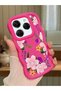 Tecno Spark 20 Pro Compatible Case Camera Protector Red Silicone Couple Phone Case Floral Pattern