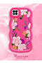 Redmi 9C Compatible Case Camera Protector Red Silicone Couple Phone Case Floral Pattern - 2