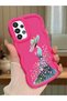 Samsung Galaxy A33 5g Compatible Case Camera Protective Red Silicone Couple Phone Case Girl Pattern