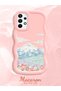 Samsung Galaxy A73 Compatible Case Camera Protector Pink Silicone Couple Phone Case Landscape Pattern - 2