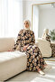 Women's Sea Star Chiffon Thin Buttoned Hijab Shirt Dress (Without Lining) - 2