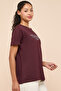 Typography Print T-Shirt with Crew Neck and Short Sleeves - 3
