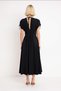 Women's V-Neck Sleeveless Maxi Dress Floral Applique Detailed Poplin Woven Cocktail Evening Dress Casual - 5