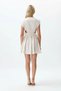 Women's Beach Dress V-Neck Batwing Sleeve Skater Cut Venice Woven Mini Length Unlined Daily Casual - 5