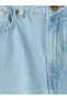 Blue High Waist Mom Fit Women's Jean Trousers - 3