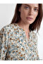 Beige Off-The-Shoulder A-Line Dress - 3