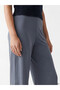 Blue Women's Trousers with Elastic Waist - 4