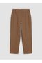 Esvab • Modern & Distinctive Waist Drawstring Carrot Planting Women's Linen Trousers