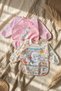 2-Pack Liquid-Proof Long Sleeve Bibs 6-24 Months - Blw Compatible Stain-Proof Baby Bibs with Crumb Pockets - 5