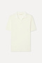 Men's Off-White Polo Collar T-Shirt