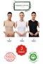 Naeema Cotton Women's 3-Pack Sleeveless Undershirt Set - 95% Premium Cotton Tank Top (White, Black, Nude)