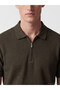 Nevavm Men's Structured Zippered Polo Collar T-Shirt with a Difference - 3