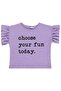 Volan Kol 2-5 Years Old T-Shirt - Lilac