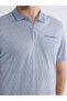 Nevavm Men's Polo Collar Patterned T-Shirt with a Difference - 3