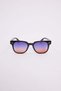Unisex Oval Black Frame Uv 400 Protection Colored Glass Sunglasses